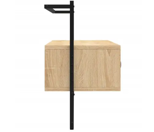 Sienas Tv Skapītis, Ozolkoka, 100,5X30X51 Cm, Inženierijas Koks Vidaxl