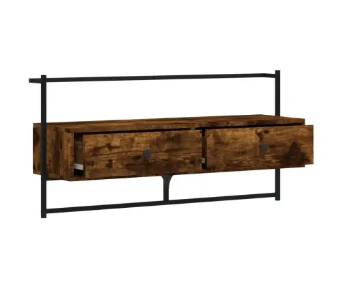 Seinale Kinnitatav Telerikapp, Suitsutatud Tamm, 100,5X30X51 Cm