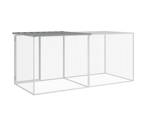 Narvas Viščiukams Su Stogu, Pilkas, 203X98X90cm Plienas