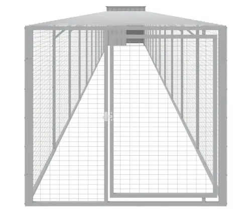 Kanapuur Aedikuga, Helehall, 110X1221X110 cm Tsingitud Teras