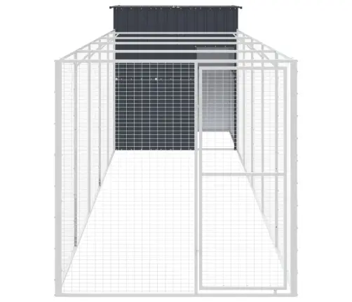 Šuns Narvas Su Aptvaru, Antracito, 165X659X181cm Plienas