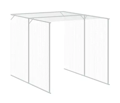 Vistu Būris, 165X659X181 Cm, Cinkots Tērauds, Pelēks Vidaxl