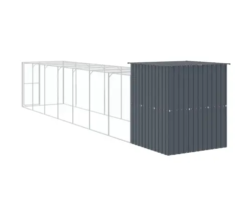 Vistu Būris, 165X863X181 Cm, Cinkots Tērauds, Pelēks Vidaxl