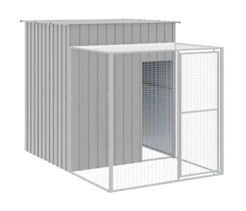 Vistu Būris, 165X1067X181 Cm, Cinkots Tērauds, Gaiši Pelēks Vidaxl