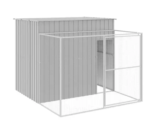 Koerakuut Aedikuga, Helehall, 214X253X181 cm Teras