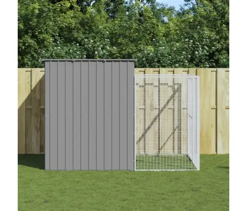 Koerakuut Aedikuga, Helehall, 214X253X181 cm Teras