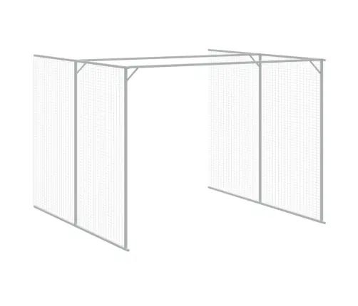 Koerakuut Aedikuga, Helehall, 214X661X181 cm Teras