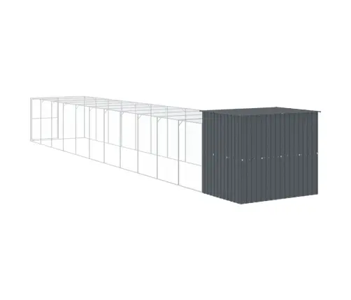 Šuns Narvas Su Aptvaru, Antracito, 214X1273X181cm Plienas