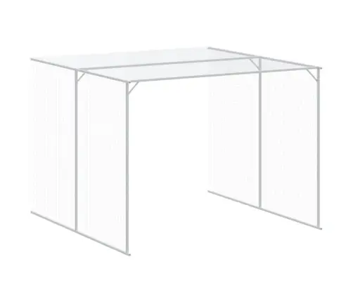 Šuns Narvas Su Aptvaru, Šviesiai Pilkas, 214X457X181cm Plienas