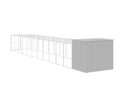 Šuns Narvas Su Aptvaru, Pilkas, 214X1273X181cm Plienas