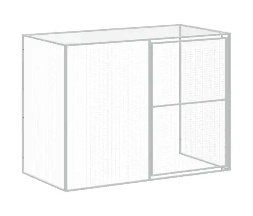 Šuns Narvas Su Aptvaru, Pilkas, 214X1273X181cm Plienas