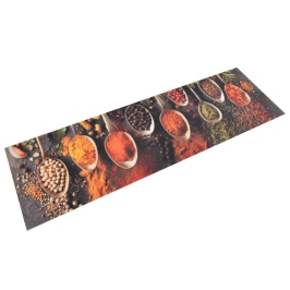 Virtuvės Kilimėlis, 45X150cm Aksomas, Plaunamas, Su Šaukštais