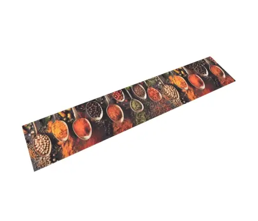 Virtuves Paklājs, Mazgājams, Karotes Un Garšvielas, 60X300 Cm Vidaxl