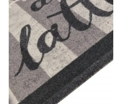 Virtuvės Kilimėlis, Juodas, 45X150cm Aksomas, Plaunamas