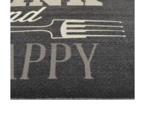 Virtuves Paklājs, Mazgājams, Ar Uzrakstu, 45X150 Cm, Samts Vidaxl