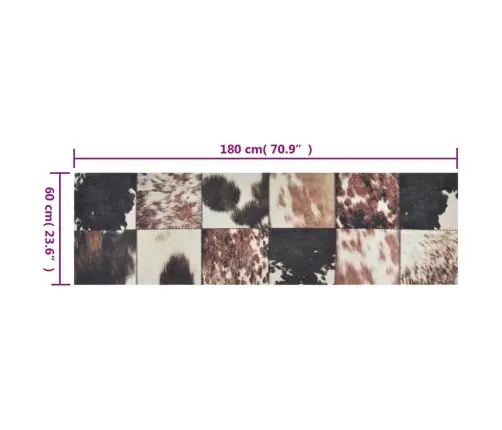 Virtuves Paklājs, Mazgājams, Dzīvnieku Āda, 60X180 Cm, Samts Vidaxl