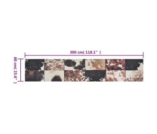 Virtuves Paklājs, Mazgājams, Dzīvnieku Āda, 60X300 Cm, Samts Vidaxl