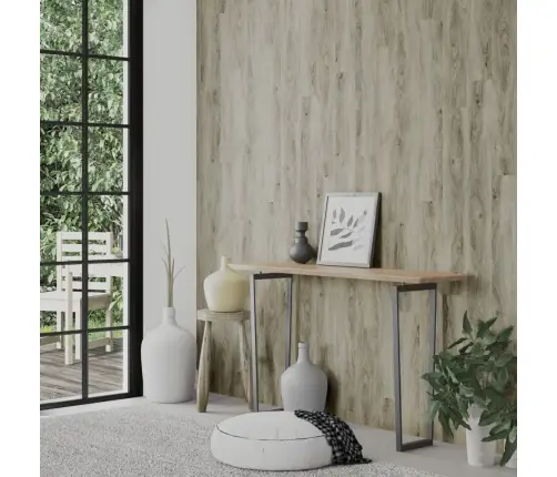 Sienu Paneļi, Koka Imitācija, Pelēki, Pvc, 4,12 M² Vidaxl