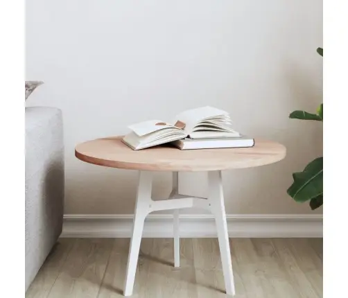 Stalviršis, 50X1,5cm Bukmedžio Medienos Masyvas, Apskritas