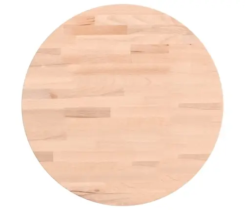 Galda Virsma, Ø40X4 Cm, Apaļa, Dižskābarža Masīvkoks Vidaxl