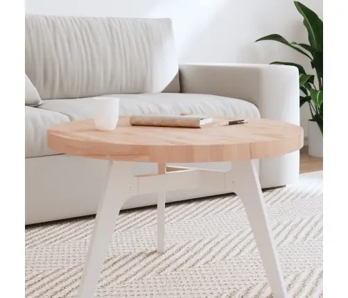 Stalviršis, Ø70X4 cm Bukmedžio Medienos Masyvas, Apskritas