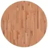 Galda Virsma, Ø90X1,5 Cm, Apaļa, Dižskābarža Masīvkoks Vidaxl
