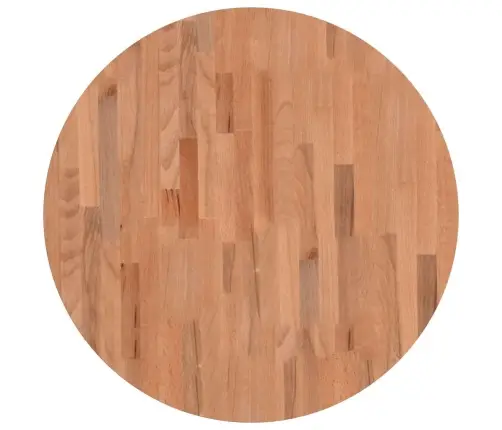 Galda Virsma, Ø70X2,5 Cm, Apaļa, Dižskābarža Masīvkoks Vidaxl