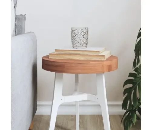 Stalviršis, 30X4cm Bukmedžio Medienos Masyvas, Apskritas