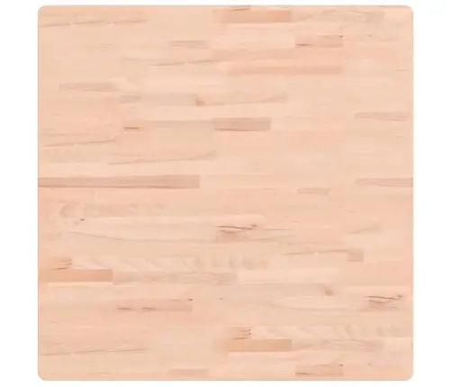 Galda Virsma, 80X80X2,5 Cm, Dižskābarža Koks, Kvadrāta Forma Vidaxl