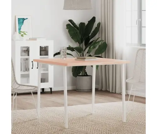Galda Virsma, 80X80X2,5 Cm, Dižskābarža Koks, Kvadrāta Forma Vidaxl
