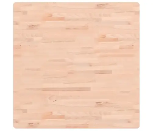 Galda Virsma, 90X90X2,5 Cm, Dižskābarža Koks, Kvadrāta Forma Vidaxl