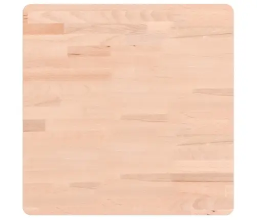 Stalviršis, 50X50X4cm Bukmedžio Medienos Masyvas, Kvadratinis