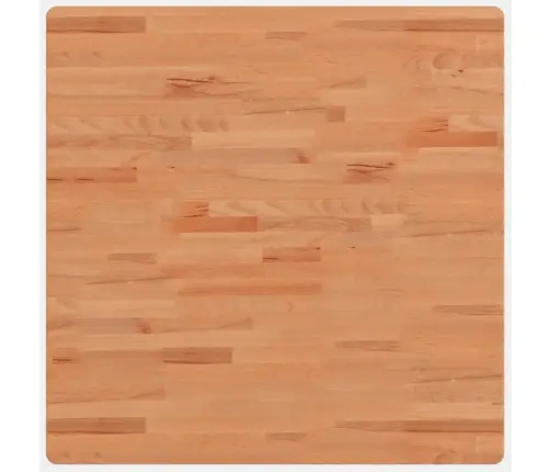 Galda Virsma, 80X80X1,5 Cm, Dižskābarža Koks, Kvadrāta Forma Vidaxl