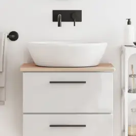 Vannasistabas Virsma, 60X40X1,5 Cm , Neapstrādāts Dižskābardis Vidaxl