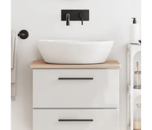 Vannasistabas Virsma, 60X40X1,5 Cm , Neapstrādāts Dižskābardis Vidaxl