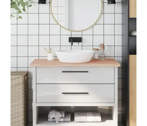 Vannasistabas Virsma, 100X50X2,5 Cm , Neapstrādāts Dižskābardis Vidaxl