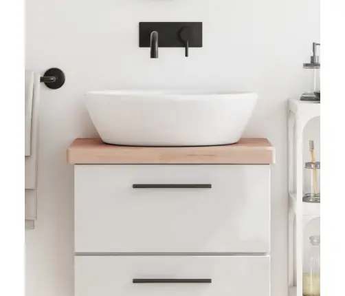 Vonios Kambario Stalviršis, 60X40X4cm Bukmedžio Masyvas