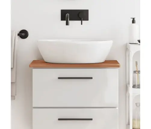 Vannasistabas Virsma, 60X40X1,5 Cm , Neapstrādāts Dižskābardis Vidaxl