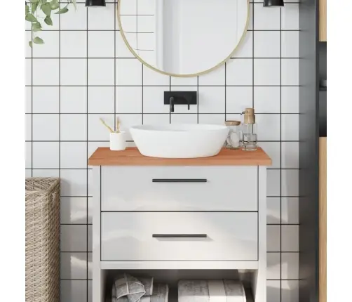 Vannasistabas Virsma, 80X40X2,5 Cm , Neapstrādāts Dižskābardis Vidaxl