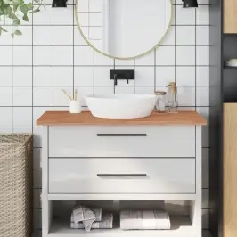 Vannasistabas Virsma, 100X50X2,5 Cm , Neapstrādāts Dižskābardis Vidaxl