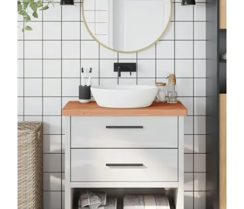 Vannasistabas Virsma, 80X40X4 Cm , Neapstrādāts Dižskābardis Vidaxl