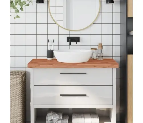 Vannasistabas Virsma, 100X50X4 Cm , Neapstrādāts Dižskābardis Vidaxl