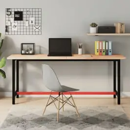 Rakstāmgalda Virsma, 180X55X2,5 Cm, Dižskābarža Masīvkoks Vidaxl