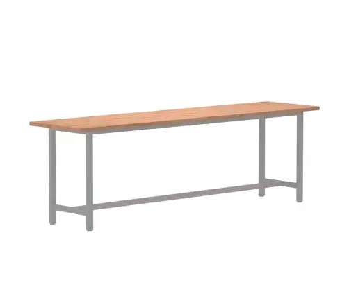 Rakstāmgalda Virsma, 220X55X2,5 Cm, Dižskābarža Masīvkoks Vidaxl