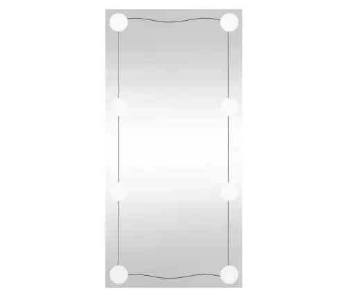 Sienas Spogulis Ar Led, 30X60 Cm, Stikls, Taisnstūra Vidaxl