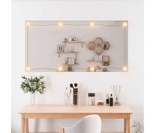 Seinapeegel Led-Tuledega, 50X100 cm Klaas, Ristkülik