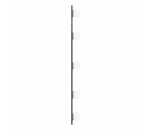 Sieninis Veidrodis Su Led Lemputėmis, 15X40cm Stiklas