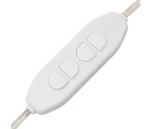 Sieninis Veidrodis Su Led Lemputėmis, 15X40cm Stiklas