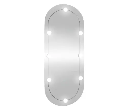 Seinapeegel Led-Tuledega, 25 X 60 cm Klaas, Ovaalne