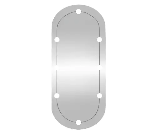 Seinapeegel Led-Tuledega, 25 X 60 cm Klaas, Ovaalne